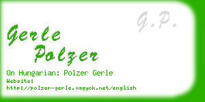 gerle polzer business card